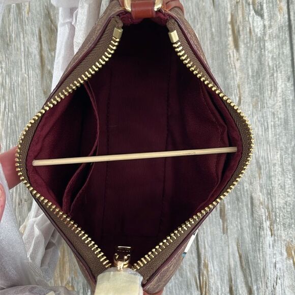 Coach Teri Mini Crossbody Bag In Signature Canvas With Sticker Print Rexy Purse - Picture 6 of 7